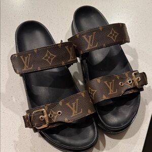 Louis Vuitton Brown Monogram - Bom Dia Flat Comfort Mule